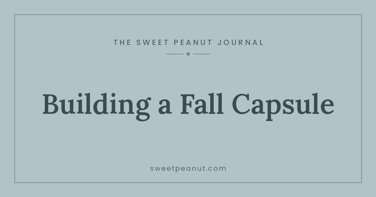 Building a Fall Capsule Wardrobe for Baby