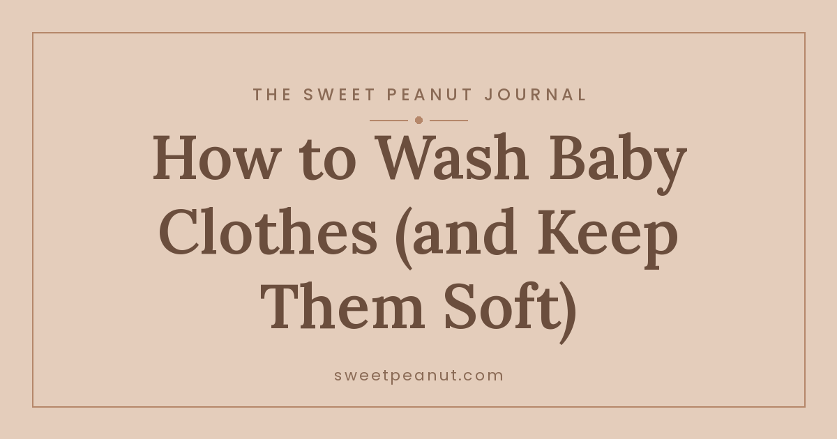 How to Wash Baby Clothes (and Keep Them Soft)
