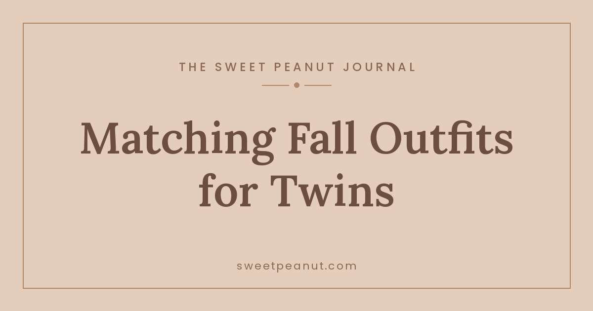 Matching Fall Outfits for Twins