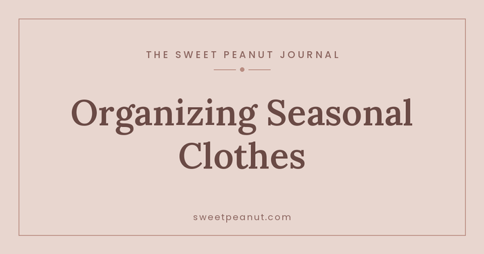 Organizing Costumes and Seasonal Clothes