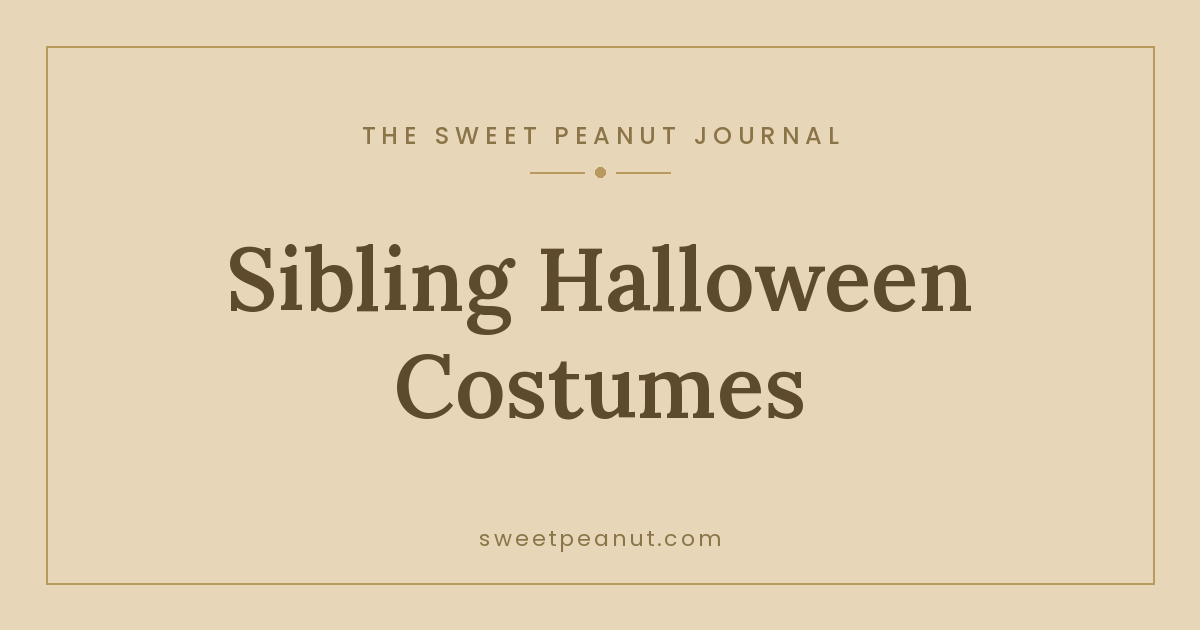 Sibling Halloween Costume Ideas