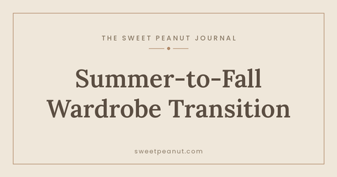Transitioning Baby's Wardrobe from Summer to Fall — The Sweet Peanut Journal